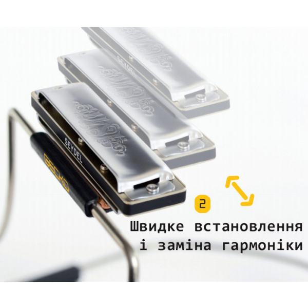 Тримач для губної гармошки SEYDEL The GECKO Harmonica Holder