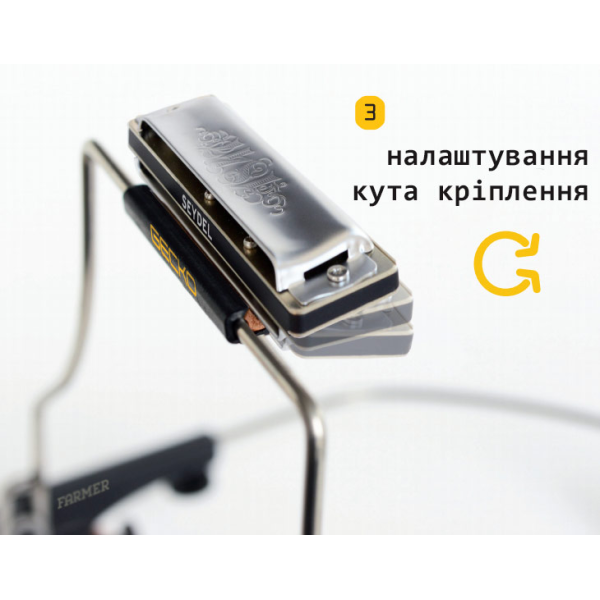 Тримач для губної гармошки SEYDEL The GECKO Harmonica Holder