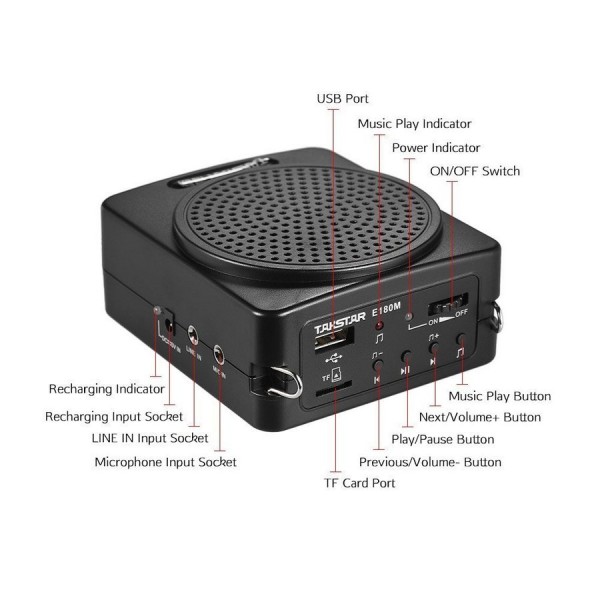 Радіосистема для гіда TAKSTAR E180M Радіосистема для гіда TAKSTAR E180M