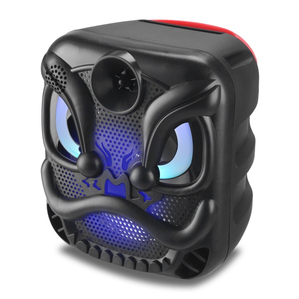 Акустична система портативна BIG OWL (USB/MP3/FM/BT + дротовий мікрофон) Акустична система портативна BIG OWL (USB/MP3/FM/BT + дротовий мікрофон)