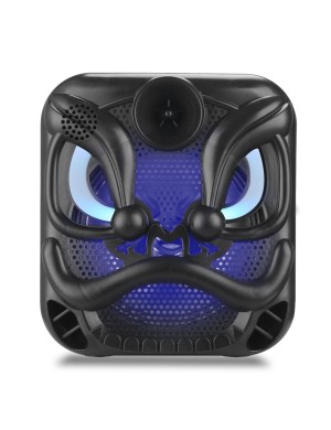 Портативная акустическая система BIG OWL (USB/MP3/FM/BT + проводной микрофон)