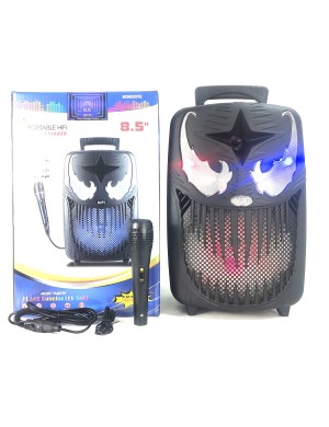 Портативная акустическая система BIG VENOM (USB/MP3/FM/BT + проводной микрофон)