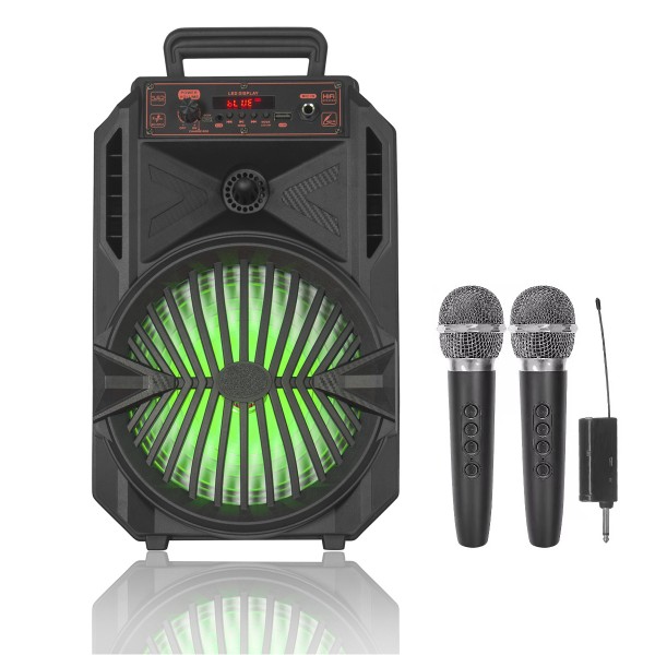 Акустична система портативна BIG DECEPTICON (USB/MP3/FM/BT + 2 радіомікрофони) Акустична система портативна BIG DECEPTICON (USB/MP3/FM/BT + 2 радіомікрофони)