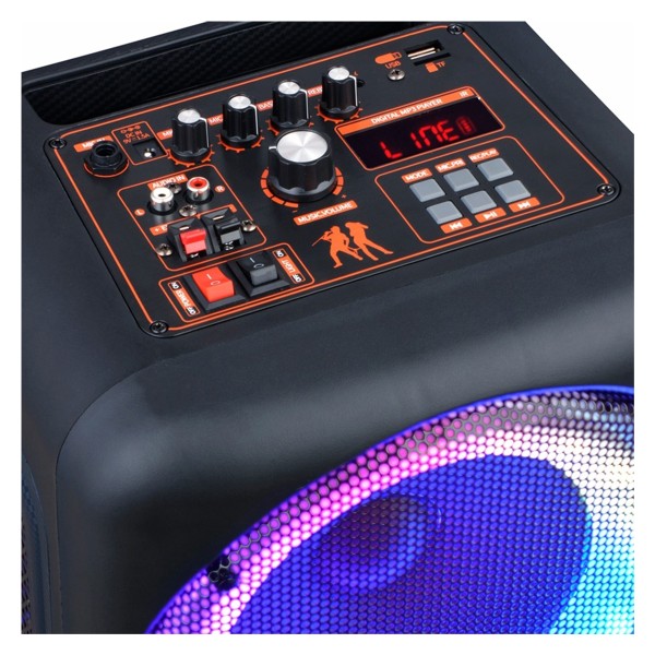 Акустична система портативна BIG JB X828 (USB/MP3/FM/BT/TWS + 2 VHF мікрофона)