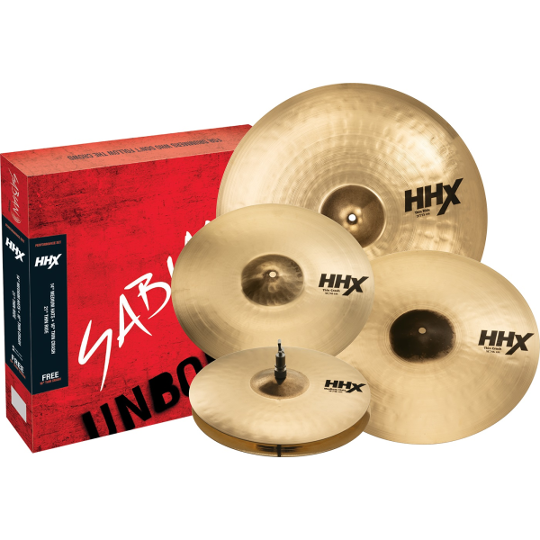 Набір тарілок для барабанів SABIAN HHX Performance Set (Brilliant) 15005XTMB Набір тарілок для барабанів SABIAN HHX Performance Set (Brilliant) 15005XTMB