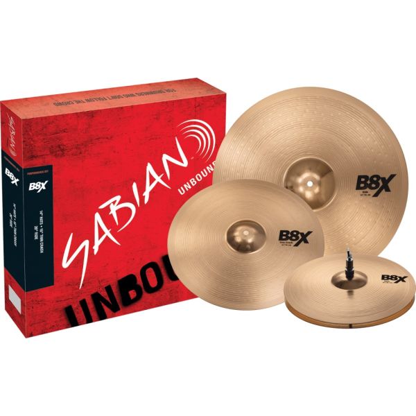 Набір тарілок для барабанів SABIAN B8X Performance Set 45003X Набір тарілок для барабанів SABIAN B8X Performance Set 45003X