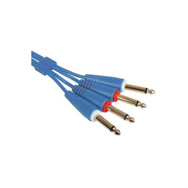 Міжблочний кабель 2 х Jack 6.3 мм моно тато - 2 х Jack 6.3 мм моно тато UDG Set Jack-Jack Blue 1.5m Міжблочний кабель 2 х Jack 6.3 мм моно тато - 2 х Jack 6.3 мм моно тато UDG Set Jack-Jack Blue 1.5m