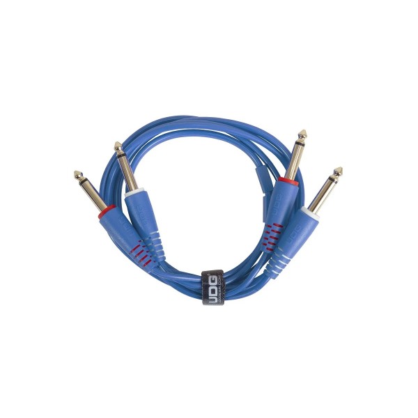 Міжблочний кабель 2 х Jack 6.3 мм моно тато - 2 х Jack 6.3 мм моно тато UDG Set Jack-Jack Blue 3m (U Міжблочний кабель 2 х Jack 6.3 мм моно тато - 2 х Jack 6.3 мм моно тато UDG Set Jack-Jack Blue 3m (U