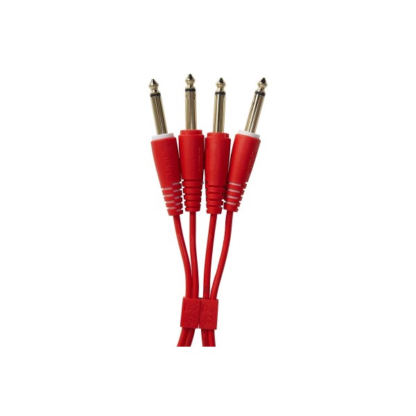 Міжблочний кабель 2 х Jack 6.3 мм моно тато - 2 х Jack 6.3 мм моно тато UDG Set Jack-Jack Red 1.5m ( Міжблочний кабель 2 х Jack 6.3 мм моно тато - 2 х Jack 6.3 мм моно тато UDG Set Jack-Jack Red 1.5m (