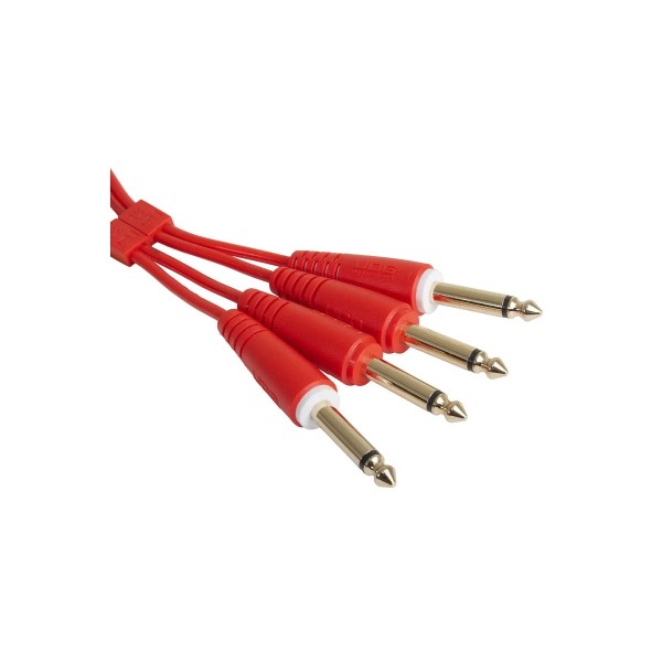 Міжблочний кабель 2 х Jack 6.3 мм моно тато - 2 х Jack 6.3 мм моно тато UDG Set Jack-Jack Red 1.5m ( Міжблочний кабель 2 х Jack 6.3 мм моно тато - 2 х Jack 6.3 мм моно тато UDG Set Jack-Jack Red 1.5m (