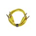 Міжблочний кабель 2 х Jack 6.3 мм моно тато - 2 х Jack 6.3 мм моно тато UDG Set Jack-Jack Yellow 1.5