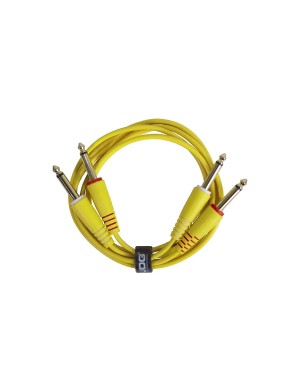 Межблочный кабель 2 х Jack 6.3 мм моно папа - 2 х Jack 6.3 мм моно папа UDG Set Jack-Jack Yellow 3m