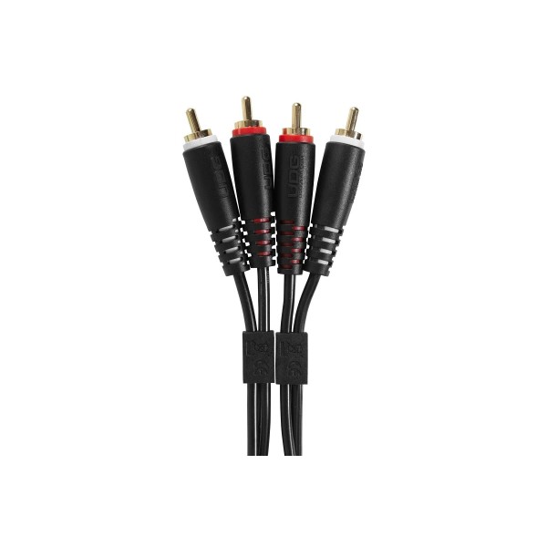 Міжблочний кабель 2 x RCA тато - 2 x RCA тато UDG Set RCA - RCA Black 3m (U97003BL) Міжблочний кабель 2 x RCA тато - 2 x RCA тато UDG Set RCA - RCA Black 3m (U97003BL)