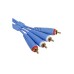 Міжблочний кабель 2 x RCA тато - 2 x RCA тато UDG Set RCA - RCA Blue 3m (U97003LB)