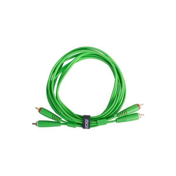 Міжблочний кабель 2 x RCA тато - 2 x RCA тато UDG Set RCA - RCA Green 3m (U97003GR)