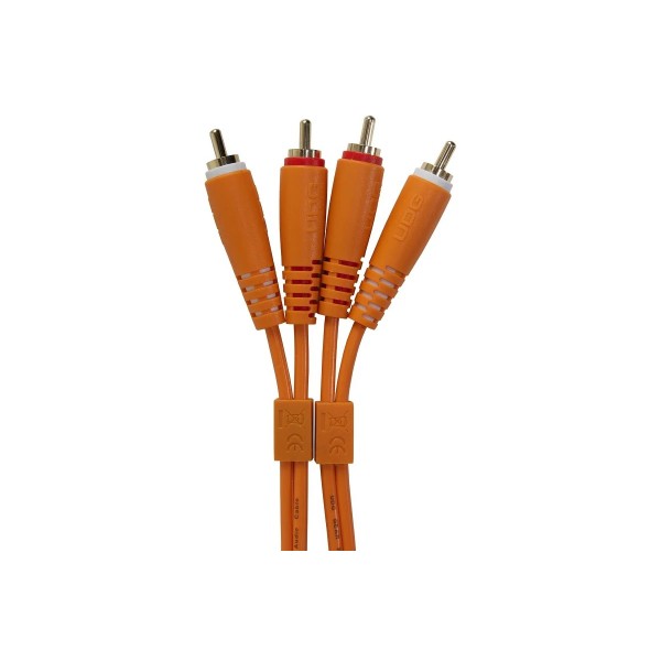 Міжблочний кабель 2 x RCA тато - 2 x RCA тато UDG Set RCA - RCA Orange 3m (U97003OR)