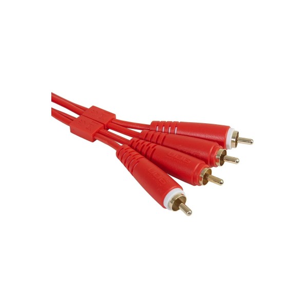 Міжблочний кабель 2 x RCA тато - 2 x RCA тато UDG Set RCA - RCA Red 3m (U97003RD)