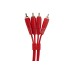 Міжблочний кабель 2 x RCA тато - 2 x RCA тато UDG Set RCA - RCA Red 3m (U97003RD)