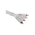 Міжблочний кабель 2 x RCA тато - 2 x RCA тато UDG Set RCA - RCA White 3m (U97003WH)
