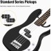 Бас-гітара з чохлом та аксесуарами Donner Music DPB-510 Electric Bass Guitar Black EC1228