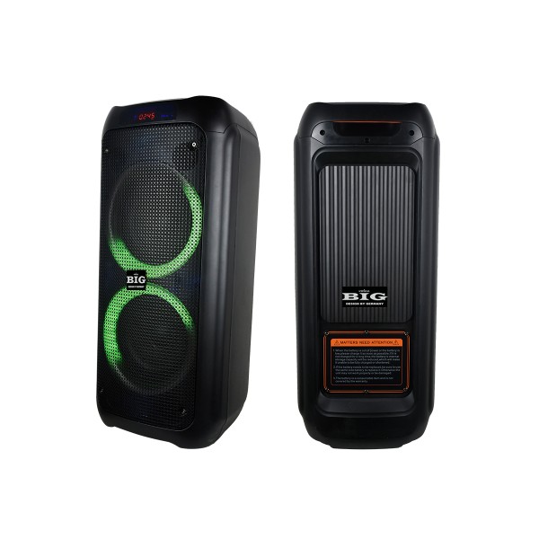 Акустична система портативна JB500PARTY BOX (USB/MP3/FM/BT/TWS + 2 VHF мікрофона)