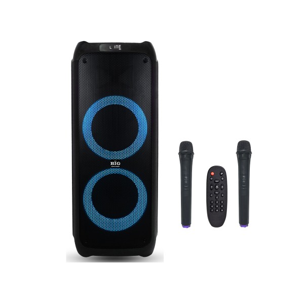 Акустична система портативна JB500PARTY BOX (USB/MP3/FM/BT/TWS + 2 VHF мікрофона)