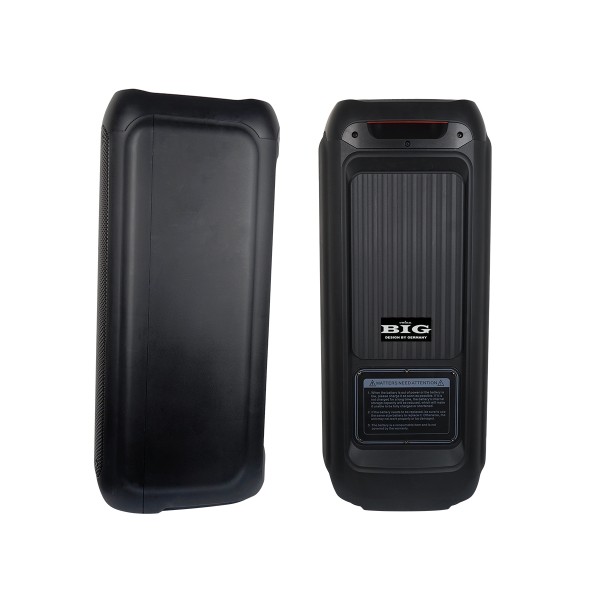 Акустична система портативна BIG JB500FLAME (USB/MP3/FM/BT/TWS + 2 VHF мікрофона) Акустична система портативна BIG JB500FLAME (USB/MP3/FM/BT/TWS + 2 VHF мікрофона)