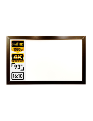 Натяжний екран на рамі ПРО-ЕКРАН Flat Screen 4K-W95 MW (16:10) 200 на 125 см, 93 дюйми