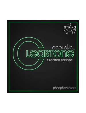 Набір струн для акустичної гітари CLEARTONE 7410-12 ACOUSTIC PHOSPHOR BRONZE 12-STRING ULTRA LIGHT 1
