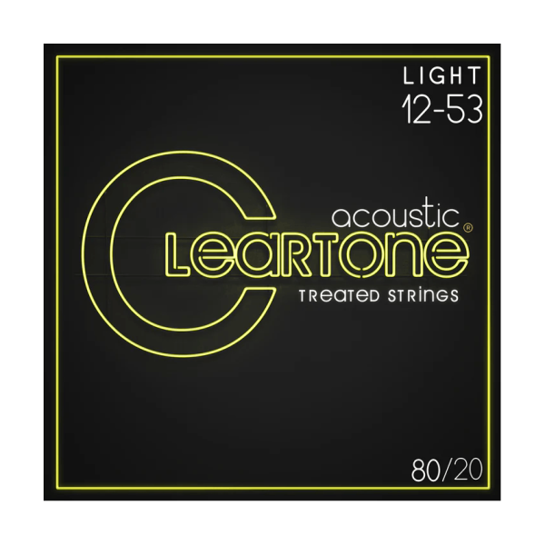 Набір струн для акустичної гітари CLEARTONE 7612 ACOUSTIC 80/20 BRONZE LIGHT 12-53