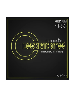 Набор струн для акустической гитары CLEARTONE 7613 ACOUSTIC 80/20 BRONZE MEDIUM 13-56