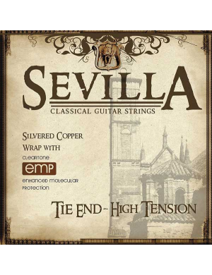 Набор струн для классической гитары CLEARTONE 8450 SEVILLA TIE END HIGH TENSION Набор струн для классической гитары CLEARTONE 8450 SEVILLA TIE END HIGH TENSION