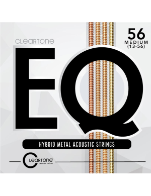 Набор струн для акустической гитары CLEARTONE 7813 EQ HYBRID METAL ACOUSTIC MEDIUM 13-56