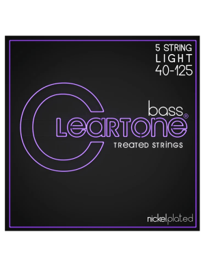 Струни для бас-гітари CLEARTONE 6440-5 BASS NICKEL-PLATED LIGHT 5 STRING (40-125)