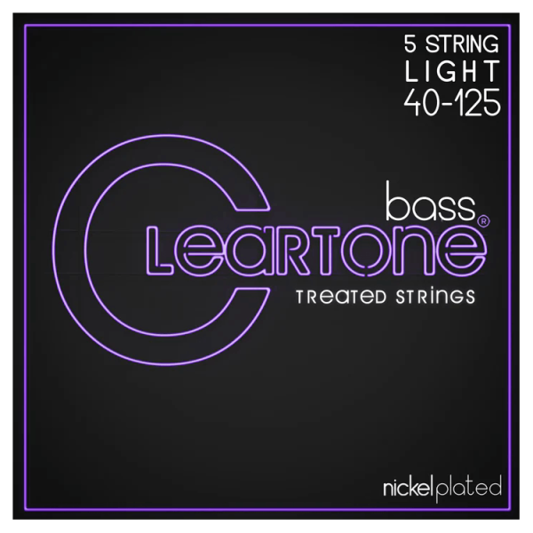 Струни для бас-гітари CLEARTONE 6440-5 BASS NICKEL-PLATED LIGHT 5 STRING (40-125)
