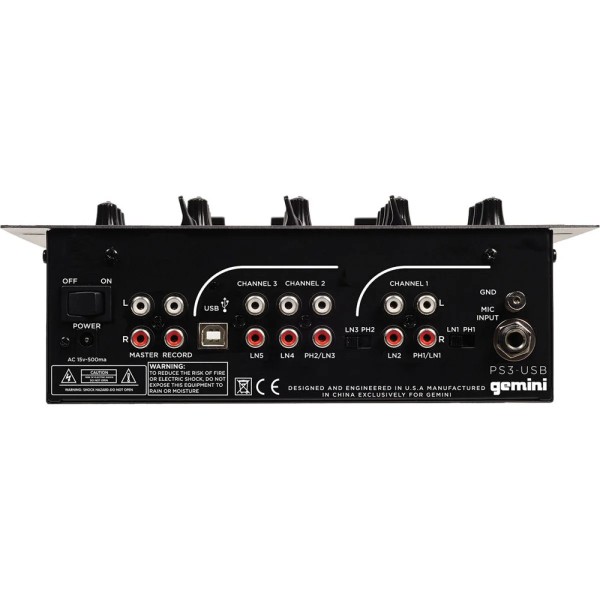 Мікшерний пульт для DJ Gemini PS-3