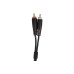 Міжблочний кабель 2 x RCA тато - 2 x RCA тато UDG Set RCA Straight-RCA Angled Black 3m (U97005BL)