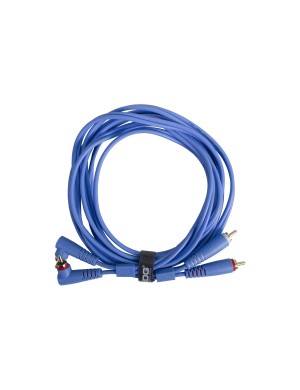 Межблочный кабель 2 x RCA папа - 2 x RCA папа UDG Set RCA Straight-RCA Angled Blue 3m