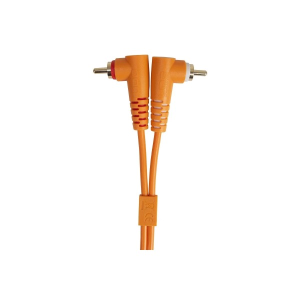 Міжблочний кабель 2 x RCA тато - 2 x RCA тато UDG Set RCA Straight-RCA Angled Orange 3m (U97005OR)