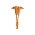 Міжблочний кабель 2 x RCA тато - 2 x RCA тато UDG Set RCA Straight-RCA Angled Orange 3m (U97005OR)