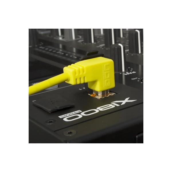 Цифровий кабель USB UDG Ultimate Audio Cable USB 2.0 AB Yellow Angled 1m Цифровий кабель USB UDG Ultimate Audio Cable USB 2.0 AB Yellow Angled 1m