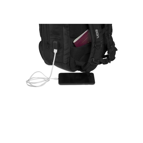 Рюкзак для DJ обладнання UDG Ultimate Backpack Slim Black/Orange Inside Рюкзак для DJ обладнання UDG Ultimate Backpack Slim Black/Orange Inside