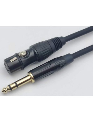 Микрофонный кабель Jack 6.3 мм стерео папа – XLR мама 4all Audio XLR F-6.35 TRS Stereo 2M