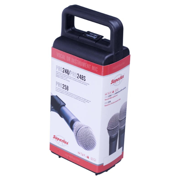 Вокальний мікрофон SUPERLUX PRO248S Вокальний мікрофон SUPERLUX PRO248S