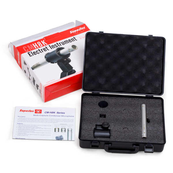 Студійний мікрофон SUPERLUX CMH8KO Студійний мікрофон SUPERLUX CMH8KO