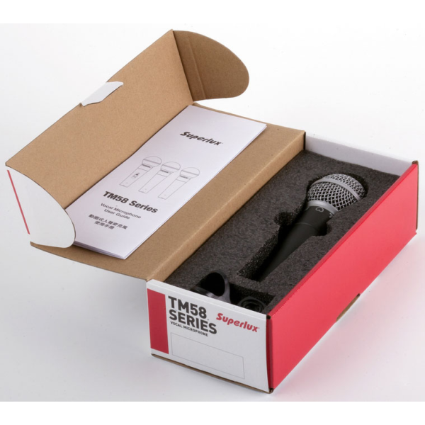 Вокальний мікрофон SUPERLUX TM58 Вокальний мікрофон SUPERLUX TM58