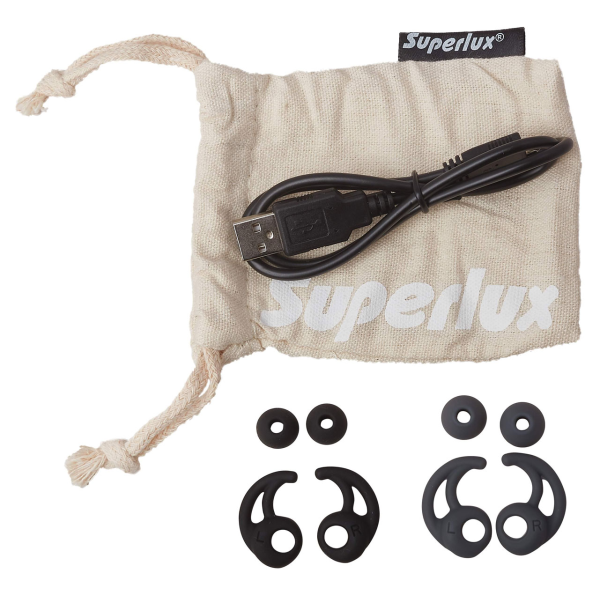 Бездротові вакуумні навушники SUPERLUX HDB-311 White Бездротові вакуумні навушники SUPERLUX HDB-311 White