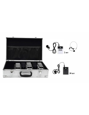 Бездротова система тур-гід DV audio TGD-KIT2T30R комплект