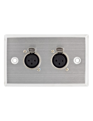 Панель для АС з роз'ємами 2 х канон мама трехпіновий (XLR) SOUNDKING SKAJ108