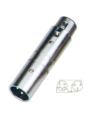 Переходник XLR-папа - XLR 5pin мама SOUNDKING CA328 Переходник XLR-папа - XLR 5pin мама SOUNDKING CA328